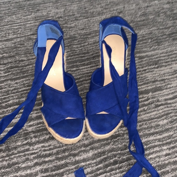 Shoedazzle lace up espadrilles - Picture 2 of 8